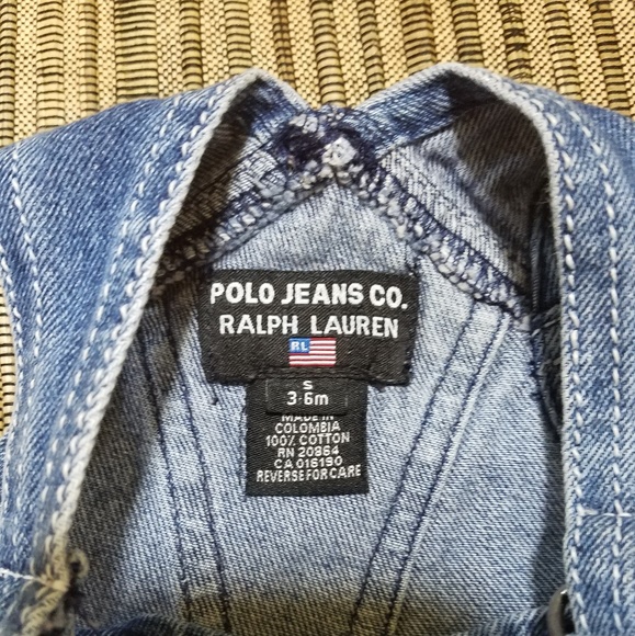 Ralph Lauren Denim Dress With American Flag - Picture 3 of 4